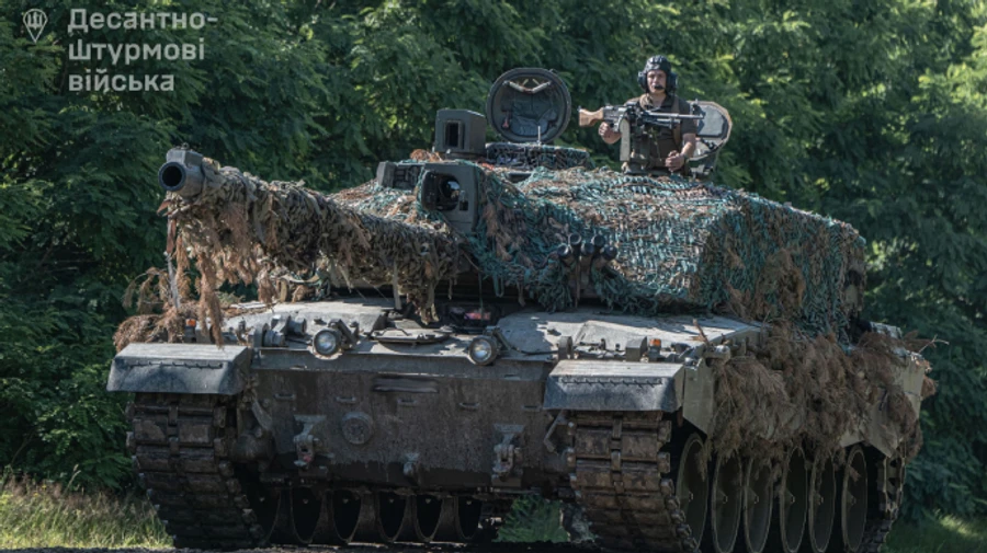 Paratroopers show Challenger 2 tank in action for the first time 