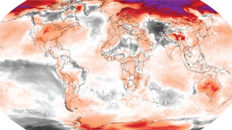 Ноябрь был самым жарким в мире с 1981 года