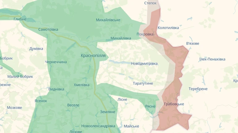 Росіяни просунулися біля кордону на Сумщині  – DeepState