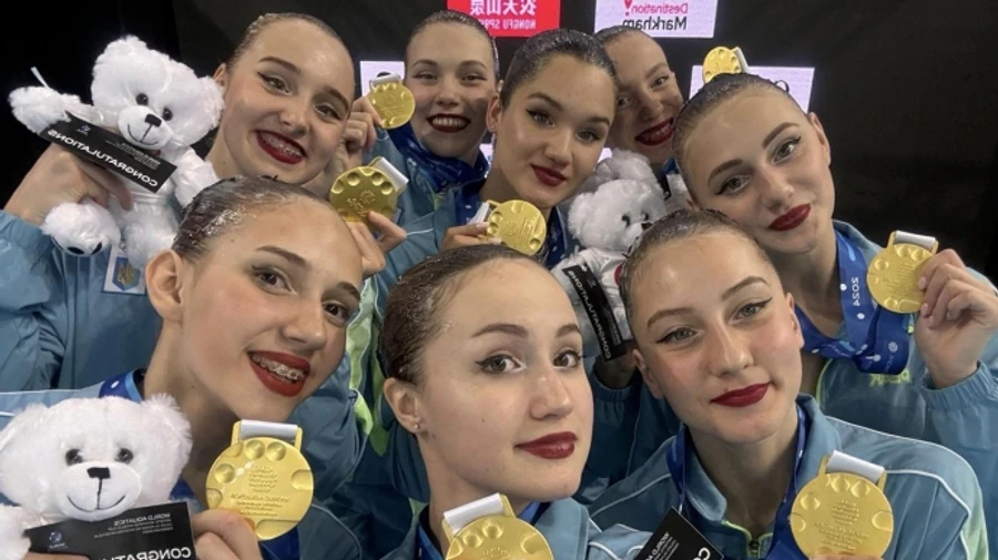 Ukraine's national team wins third stage in artistic swimming World Cup 
