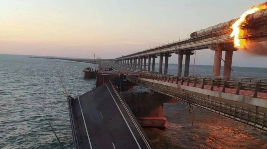 Putin blames Crimean Bridge explosion on Ukraine's Security Service