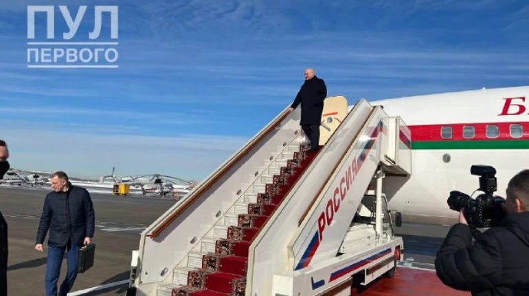 Lukashenko flies to meet Putin