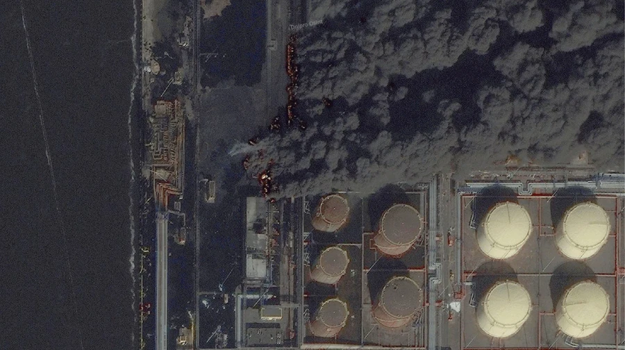 One berth completely destroyed: new images show Ust-Luga oil terminal after Ukrainian drone strikes