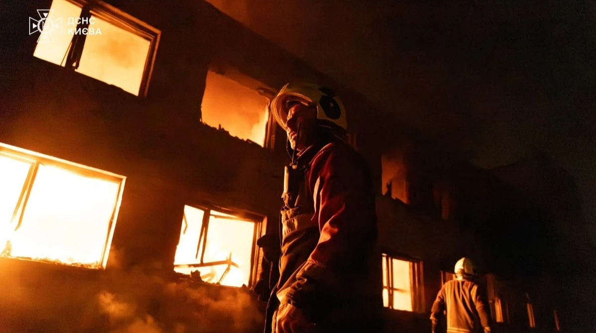 На Київщині – двоє потерпілих через масовану ворожу атаку