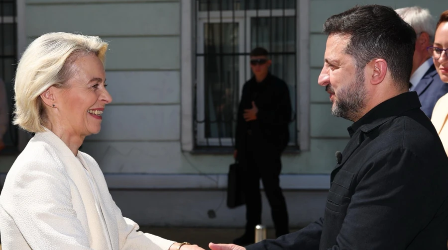 Zelenskyy concede Ordem da Europa a von der Leyen, dizendo que não pode ser revogada