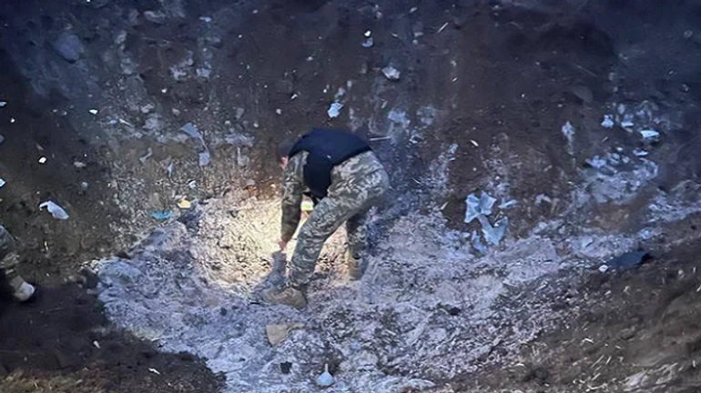 Ракетний удар по Київщині: опубліковано відео влучання 