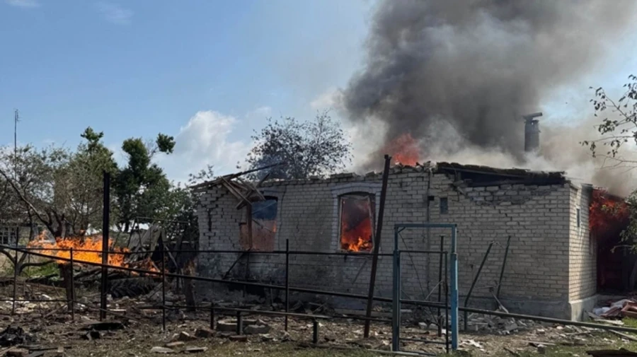 Russians hit Donetsk Oblast with UAVs, civilian car struck in Pokrovsk – photos