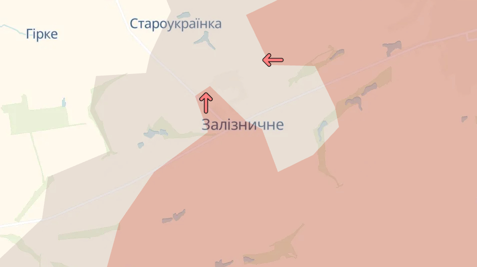 DeepState: Армія РФ просунулась біля Костянтинівки та Залізничного