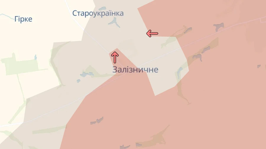 DeepState: Армия РФ продвинулась в районе Константиновки и Железнодорожного