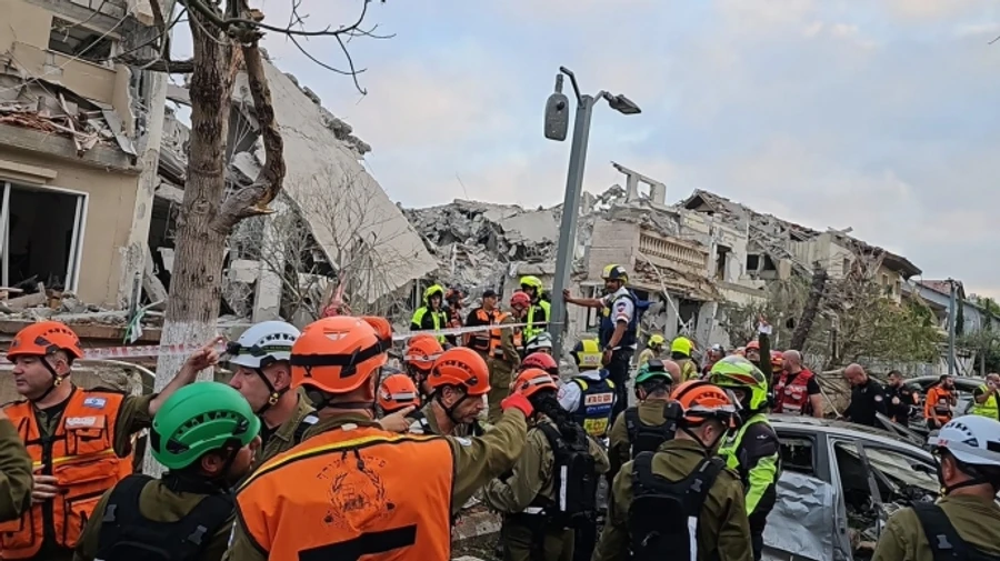 Two killed and over 50 injured in overnight Iranian attacks on Israel