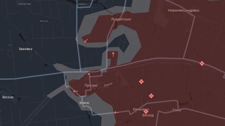 Risk of encirclement near Prohres: Ukrainian forces say Russians are under their fire