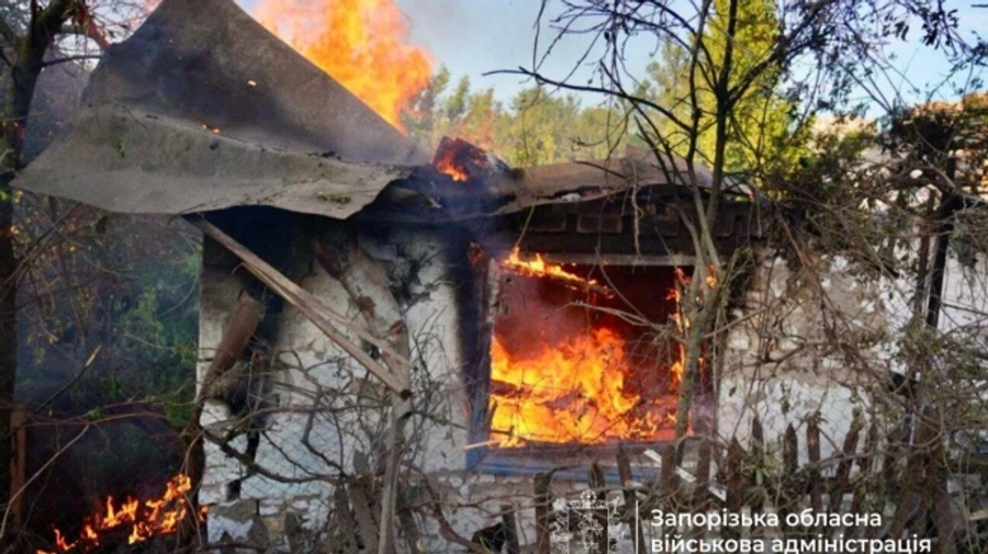 Critical infrastructure hit by Russians in Zaporizhzhia – video, photos