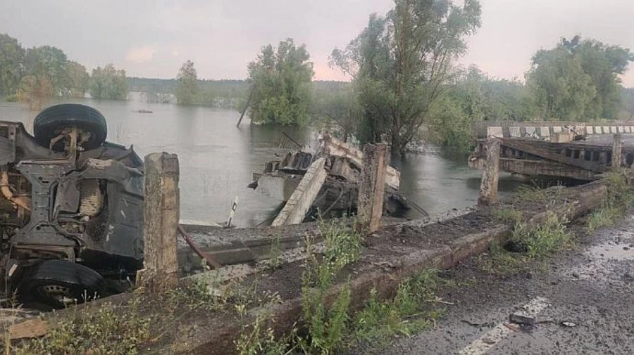 Разрушение моста в Демидове: в ОП опубликовали схему объезда