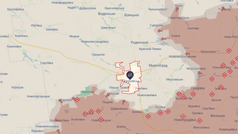 Russia edges towards Pokrovsk semi-encirclement in Donetsk Oblast
