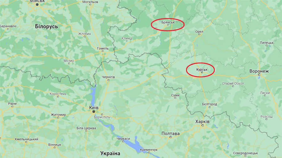 Russians claim drone attack on 2 Russian oblasts, houses and office building damaged