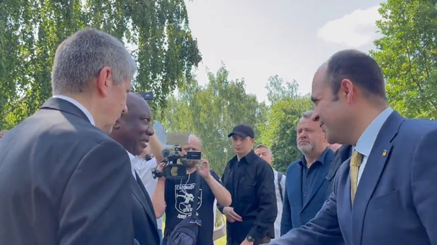 Президент ПАР та інші африканські лідери відвідали Бучу