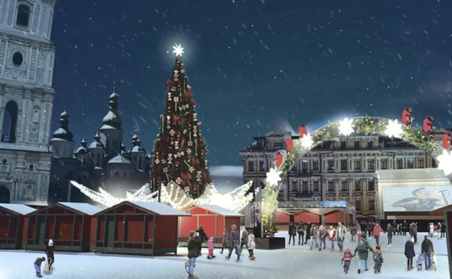 Рух транспорту в центрі Києва буде обмежено: засвітять головну ялинку