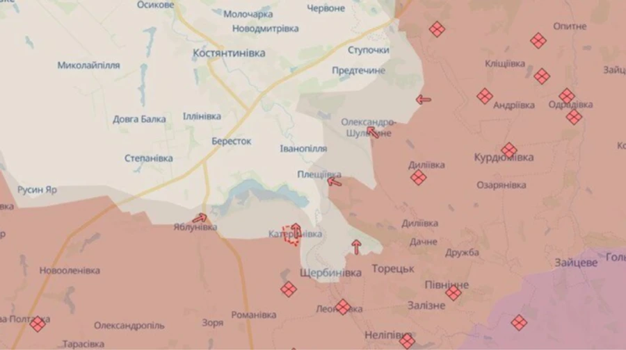 DeepState: Російські війська окупували два села на Донеччині та Запоріжжі