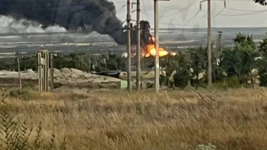 Oil depot in Russia's Rostov Oblast struck by Ukrainian Security Service drones – Ukrainska Pravda source, video