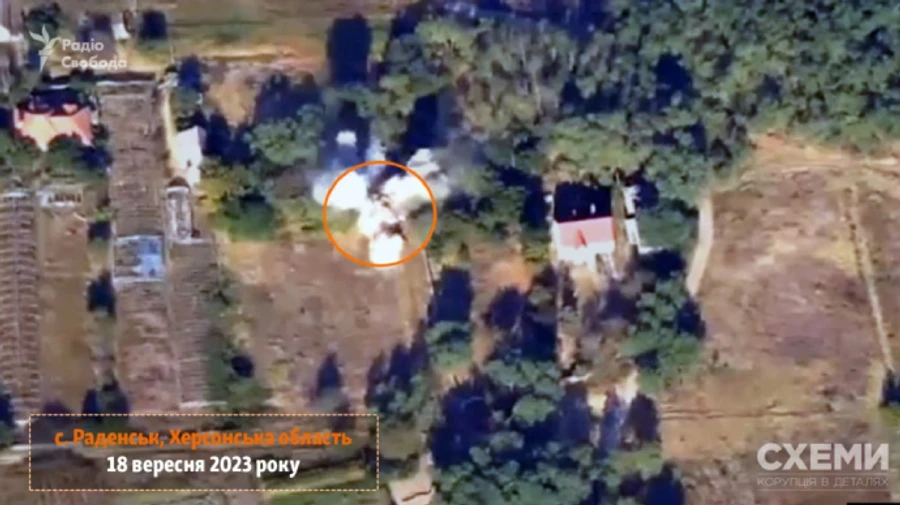 HIMARS strike on Russian staff near Kherson: journalists identify site of attack