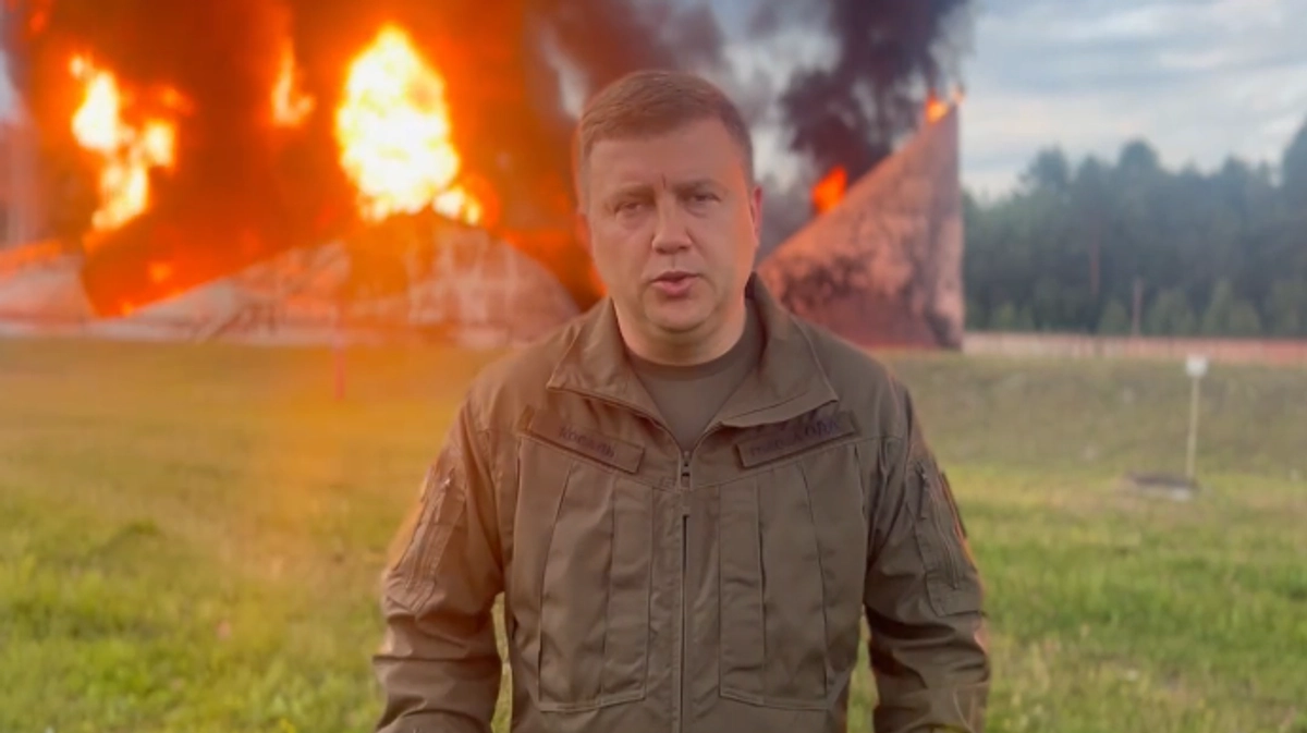 Russians attack oil depot in Rivne Oblast | Ukrainska Pravda