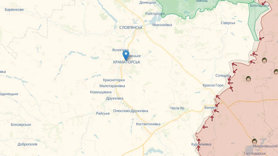 Kramatorsk under Russian attack