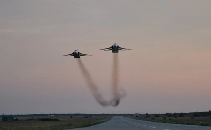 В оккупированном Крыму Россия провела военные учения