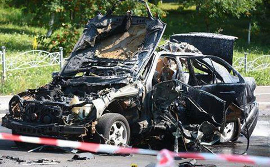 МВС: полковнику ГУР підклали вибухівку