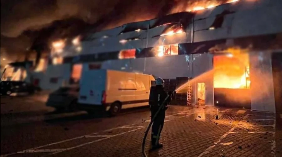 Russians destroy charity's medical warehouse in Lviv