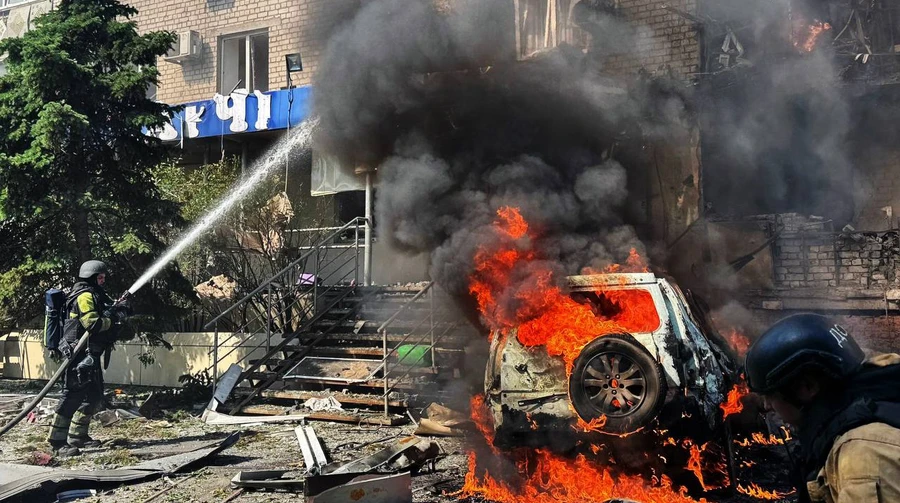 Росіяни вдарили по Павлограду: 10 постраждалих, серед них дитина