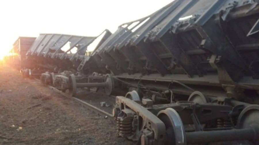 Railway infrastructure and grain wagons damaged in Russian attack on Kyiv and oblast – photo