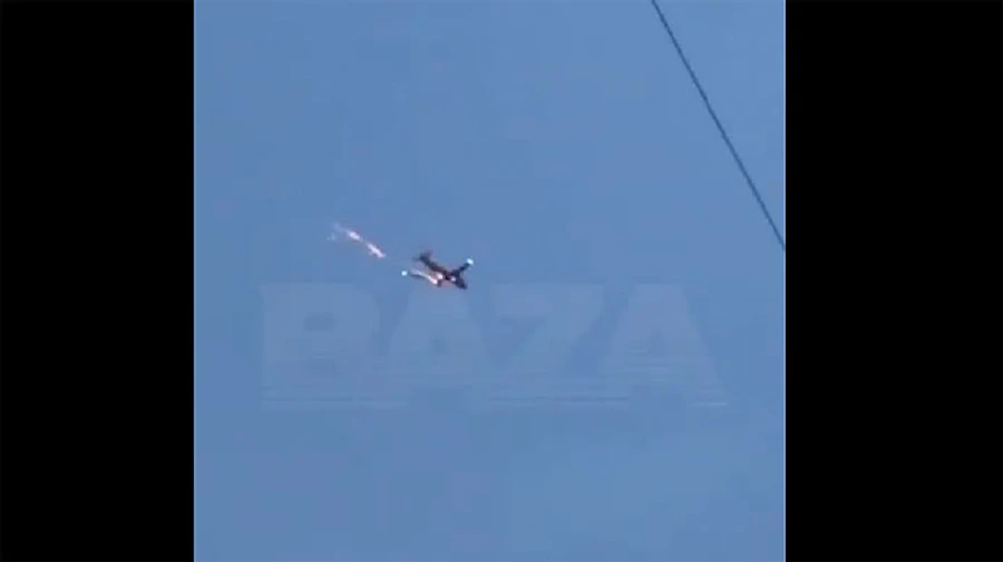 Aircraft catches fire during takeoff in Russia