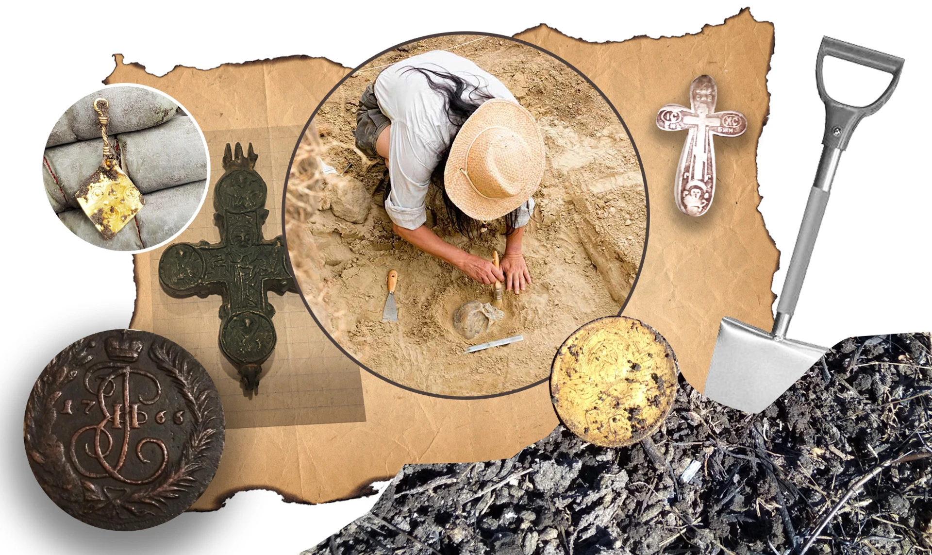 Золото скифов для Януковича, дары для Земляного Деда и три гроба для Аттилы. Что находят в Украине серые археологи