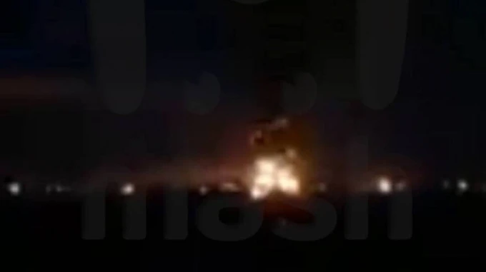 Drones attack oil refinery in Russia's Ryazan – video