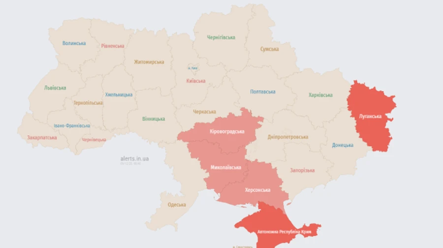 В южных областях объявляли ракетную опасность - ПС