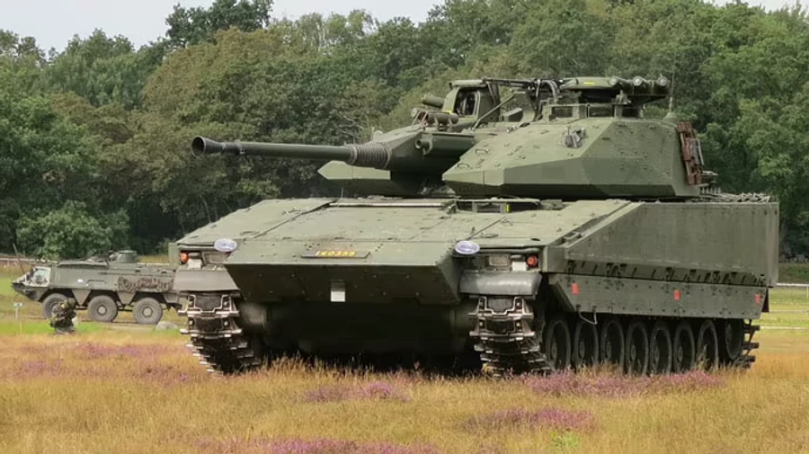Reznikov shows Swedish infantry fighting vehicles that had arrived in Ukraine