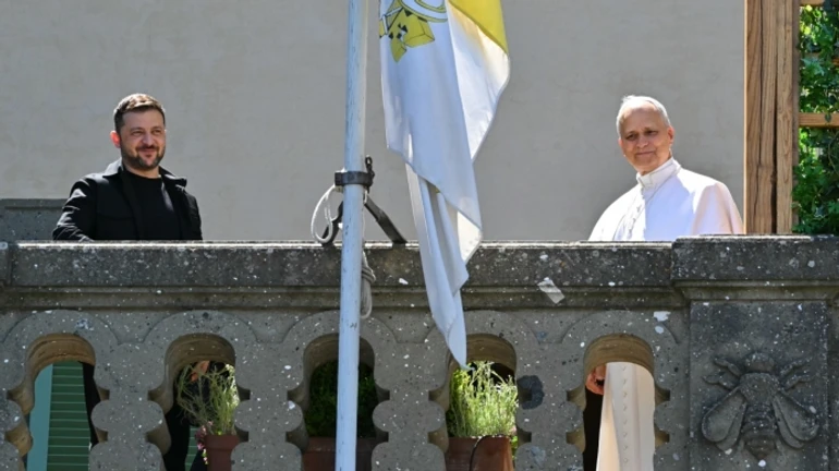 Zelenskyy meets with Pope Leo XIV