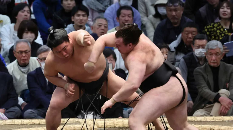Украинцы Аонишики и Шиши стартовали с побед на турнире по сумо Haru Basho 2026