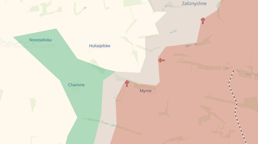Russians advance near Myrne in Zaporizhzhia Oblast – DeepState