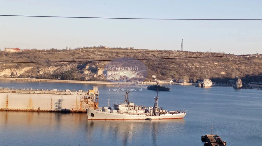 Damaged Russian Black Sea Fleet ships spotted in Sevastopol bays