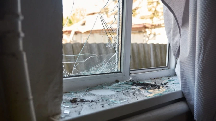 Wreckage from Russian UAVs damages houses in two Ukrainian oblasts