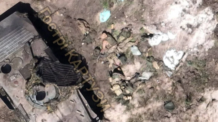 На Харківщині нацгвардійці знищили БМП з російським десантом