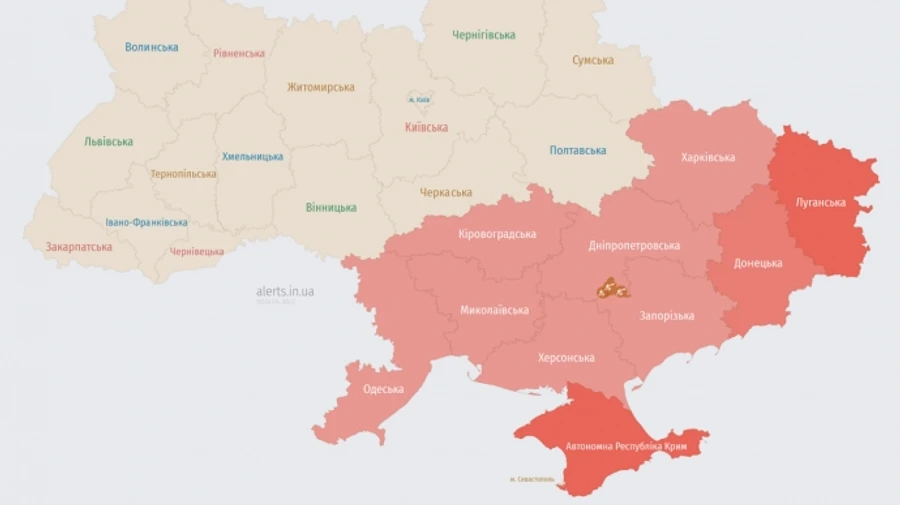 Угроза Шахедов и ракет: в части страны объявлена воздушная тревога