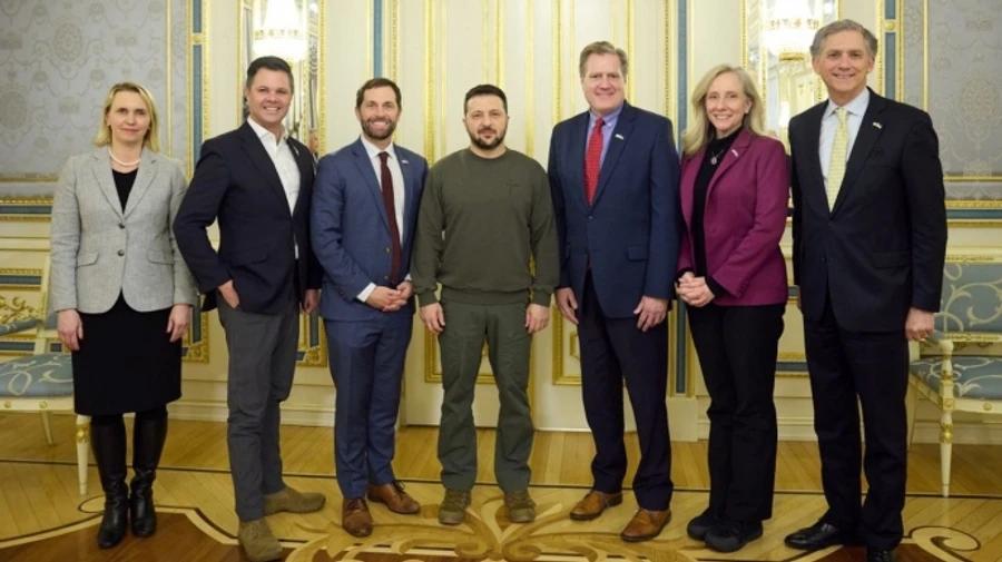 Зеленський закликав делегацію Конгресу США схвалити пакет допомоги Україні