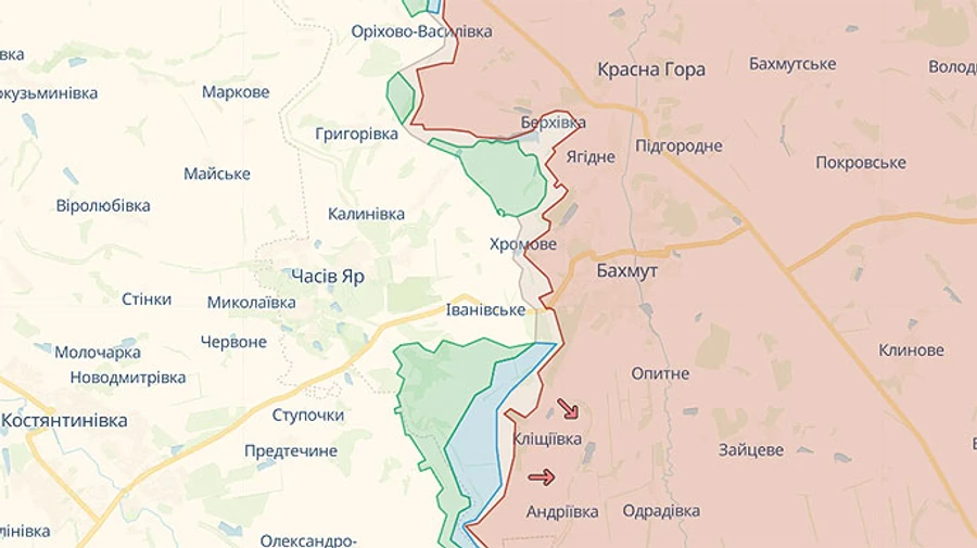 Оборонці зайняли панівні висоти і тримають Бахмут під вогневим контролем − Міноборони