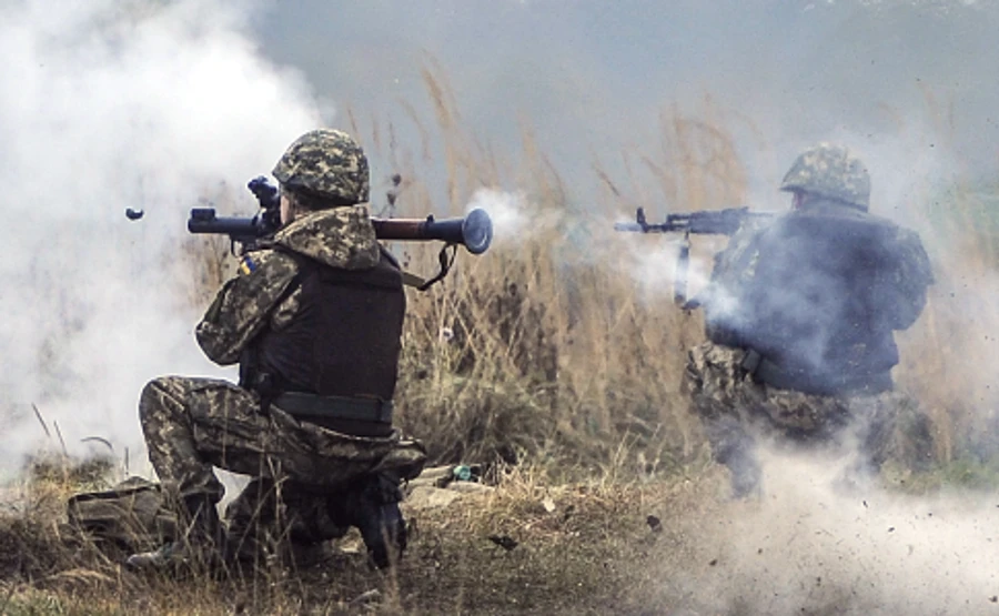 Силы АТО отбили нападение диверсантов близ Дебальцево – штаб