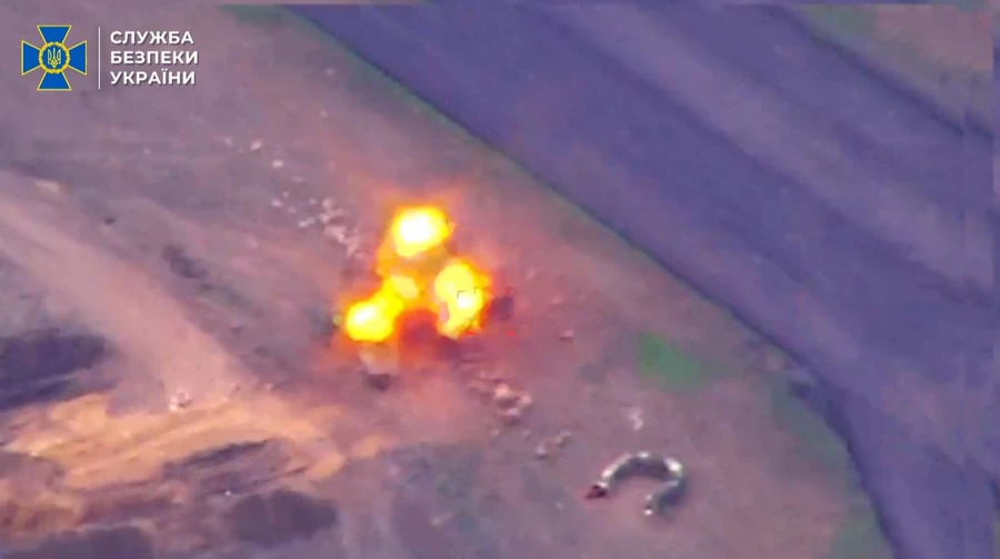 Ukraine's Security Service destroys Russian aircraft used to shoot down Ukrainian drones – video