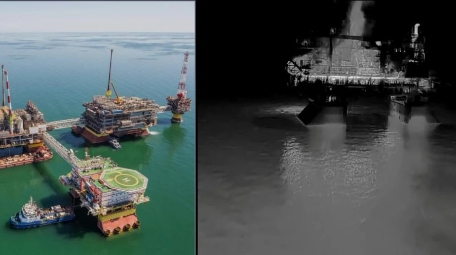 SBU drones repeatedly attacked Russian oil production platforms in the Caspian Sea - source