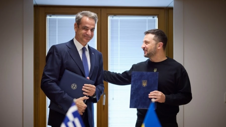 Ukraine and Greece sign bilateral security agreement in Brussels