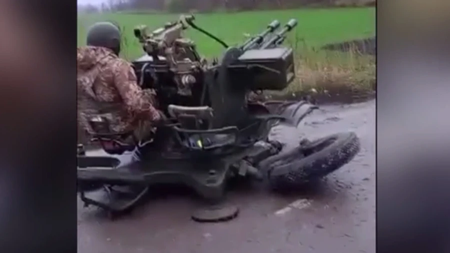 Air Force Commander posts footage of downing of Shahed drones